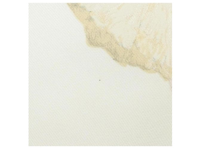 Silk In Hermès Hermès LA DANSE Quadrat-Schal Beige Roh - Ansicht 4