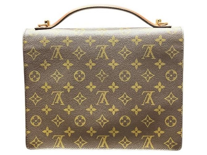 Borsa Monceau 28 Monogramma Louis Vuitton Marrone - vista 2
