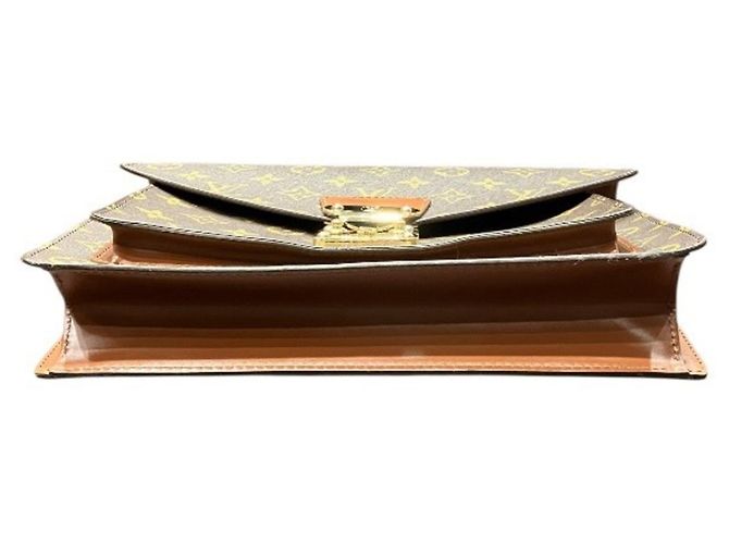 Borsa Monceau 28 Monogramma Louis Vuitton Marrone - vista 3