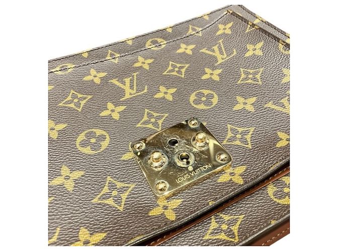 Borsa Monceau 28 Monogramma Louis Vuitton Marrone - vista 9