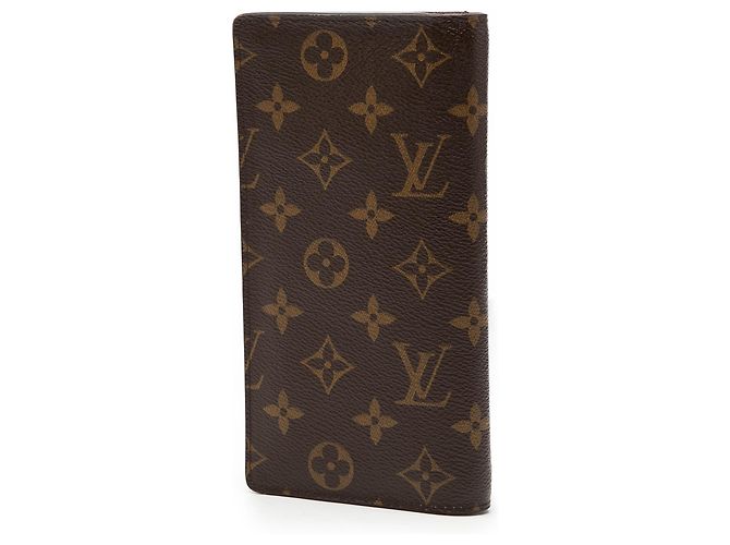 Cartera Brazza Monograma Marrón Louis Vuitton Castaño - vista 2