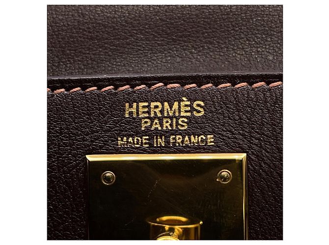Zaino Hermès Kelly Ad GM Marrone - vista 16