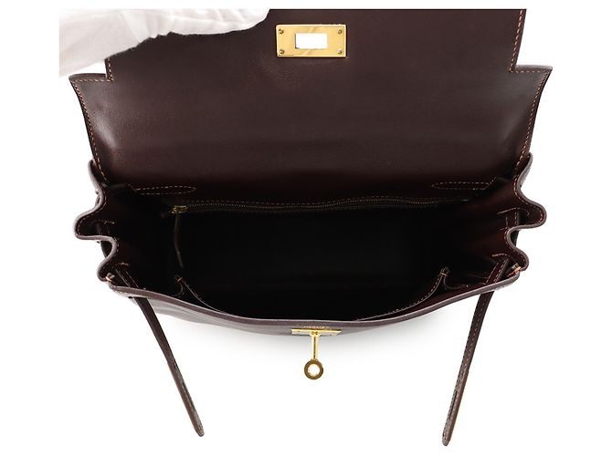 Zaino Hermès Kelly Ad GM Marrone - vista 5