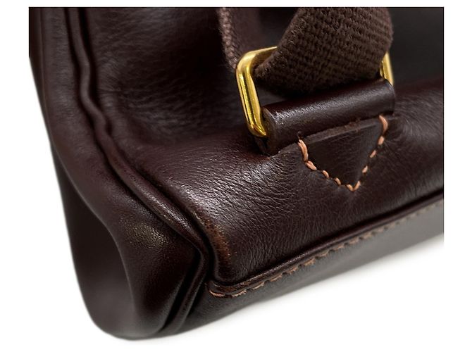 Zaino Hermès Kelly Ad GM Marrone - vista 7