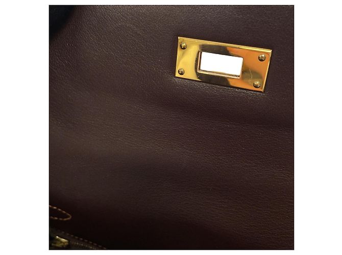 Zaino Hermès Kelly Ad GM Marrone - vista 9