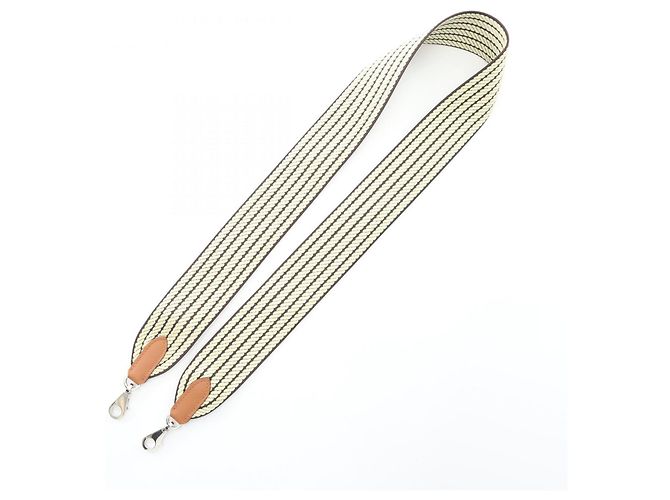 Accessorio per spalla Sangle Caval di Hermès Marrone Giallo - vista 2