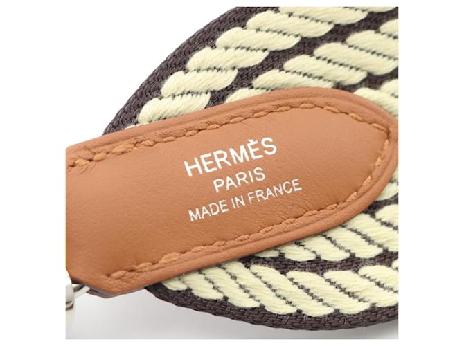 Accessorio per spalla Sangle Caval di Hermès Marrone Giallo - vista 4