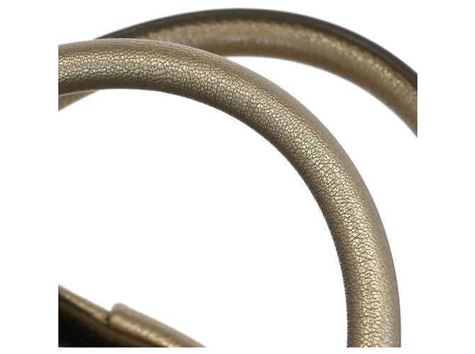 Salvatore Ferragamo Vala Leather D'oro - vista 6