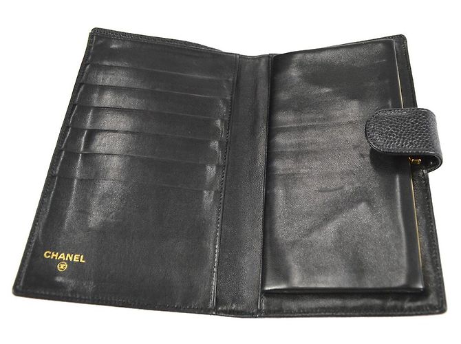 Chanel Timeless CC French Caviar Long Negro - vista 3