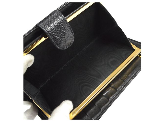 Chanel Timeless CC French Caviar Long Negro - vista 4