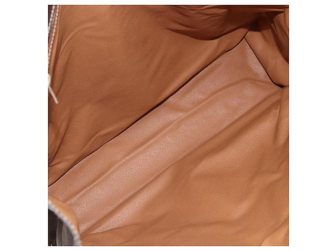 Céline Celine Vintage Macadam Tote Tasche aus Canvas Braun - Ansicht 5