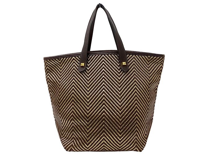 Borsa Hermès Kaba Chennai PM in pelle marrone dorato - vista 2