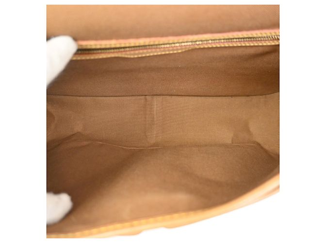 Gibeciere Borsa Messenger Gibecière Louis Vuitton in tela Monogram GM Marrone - vista 5
