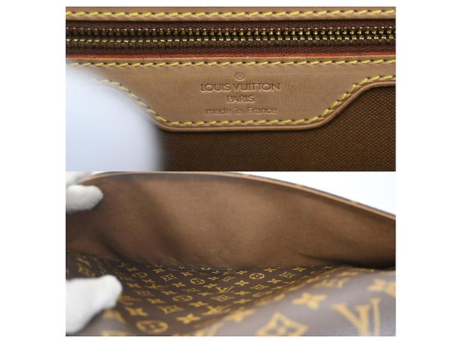 Gibeciere Borsa Messenger Gibecière Louis Vuitton in tela Monogram GM Marrone - vista 6