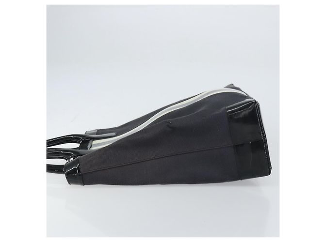 Gucci Vintage Tote aus Canvas Schwarz - Ansicht 4