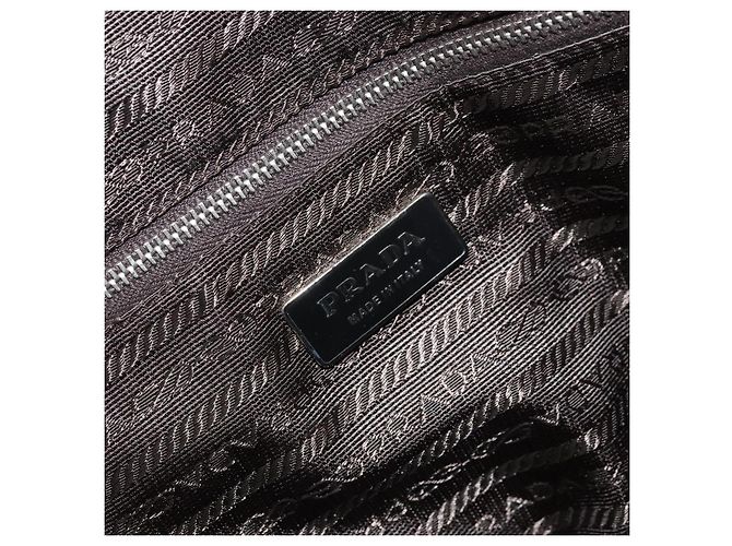 Prada Vintage-Handtasche aus Canvas Beige - Ansicht 6