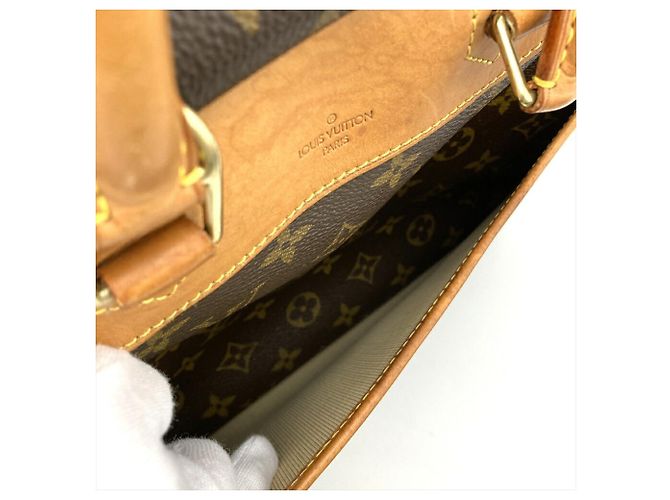 Borsa Deauville Louis Vuitton Marrone - vista 7
