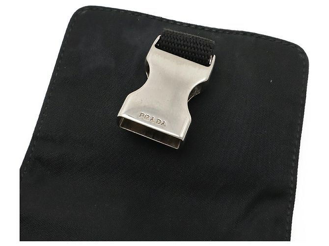 Borsa a Spalla Triangle Prada Nero - vista 10