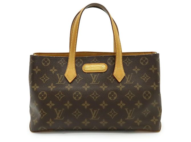 Borsa tote Louis Vuitton Monogram Wilshire PM Marrone - vista 2