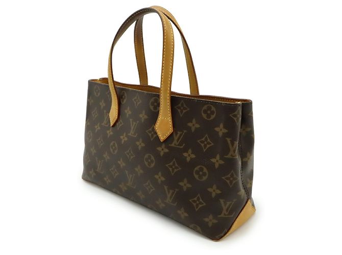 Borsa tote Louis Vuitton Monogram Wilshire PM Marrone - vista 3