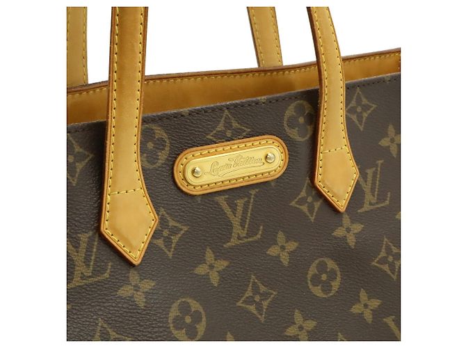 Borsa tote Louis Vuitton Monogram Wilshire PM Marrone - vista 8