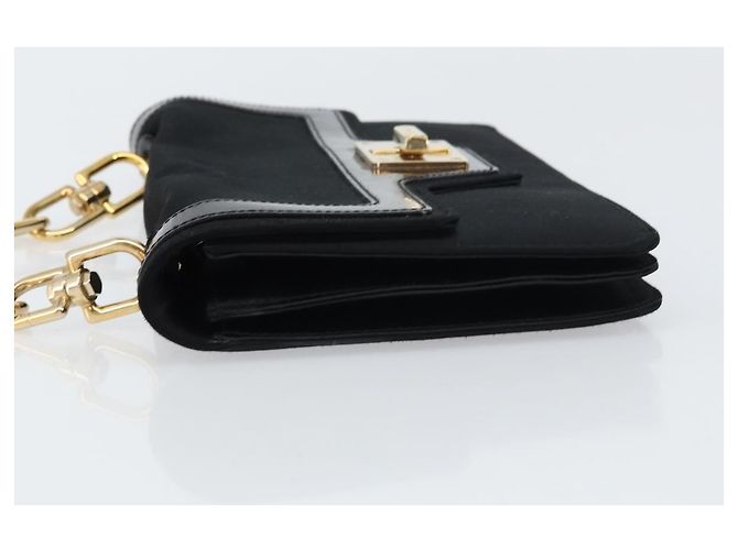 Givenchy Schultertasche aus Satin Schwarz - Ansicht 4