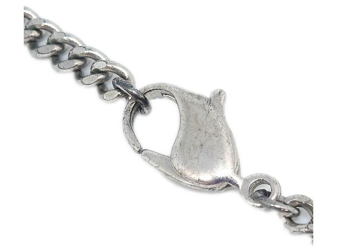 Pendente Chanel Vintage CC in metallo Argento - vista 3