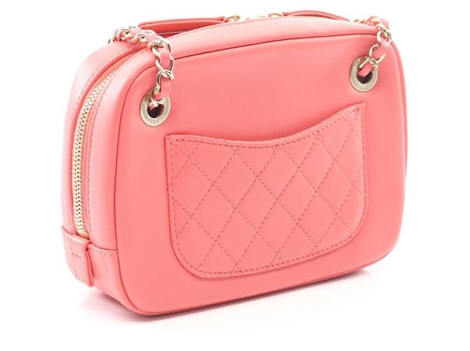 Borsa a Spalla Chanel Coco Mark Rosa - vista 2