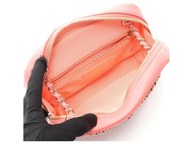 Borsa a Spalla Chanel Coco Mark Rosa - vista 3