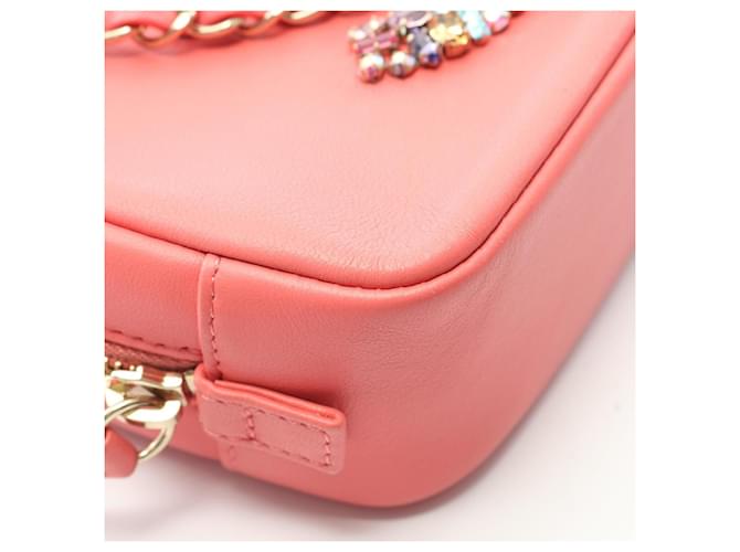 Borsa a Spalla Chanel Coco Mark Rosa - vista 6