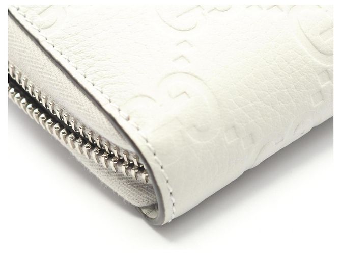 Carteira longa redonda Gucci Imprint Marrom - vista 6