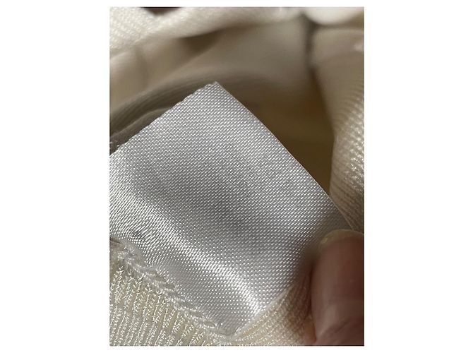 Body Alaïa de viscose creme Cru - vista 10