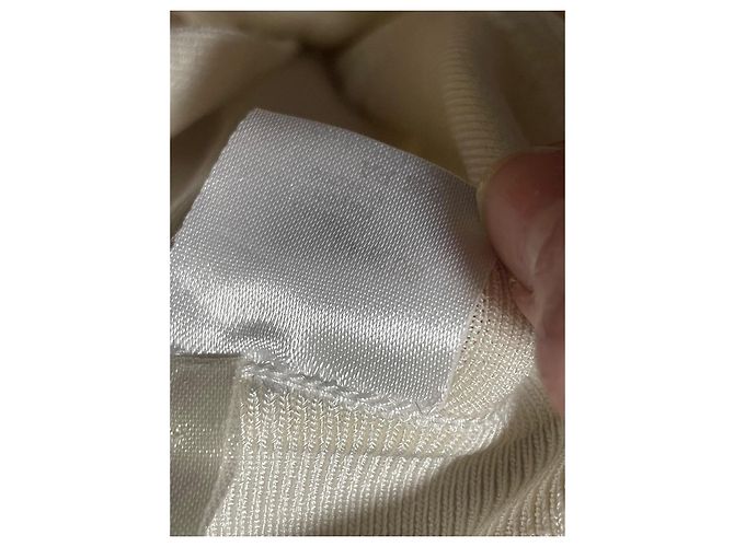 Body Alaïa de viscose creme Cru - vista 8