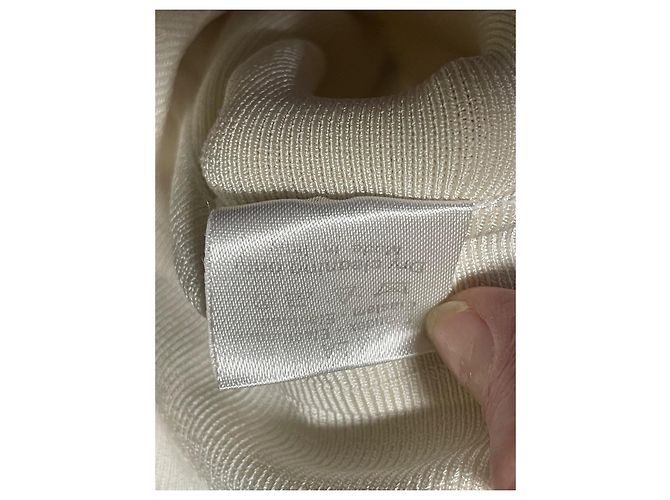 Body Alaïa de viscose creme Cru - vista 9
