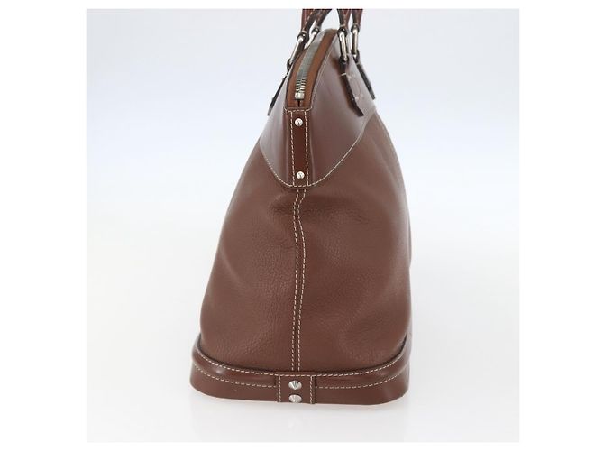 Bolsa Louis Vuitton Suhali Lockit em couro MM Marrom - vista 4