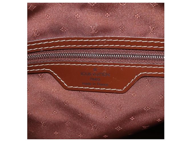 Bolsa Louis Vuitton Suhali Lockit em couro MM Marrom - vista 6