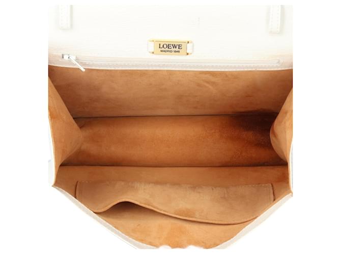 Borsa Loewe Barcellona Bianco - vista 6