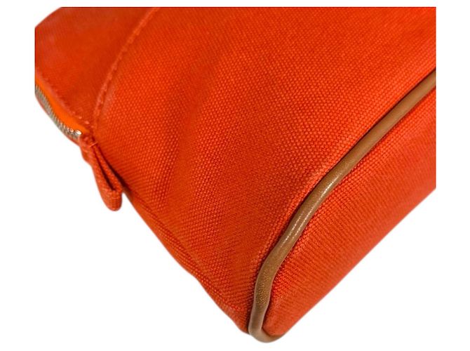Pochette Cosmetica Mini Bolide Hermès Rosso Arancione - vista 11
