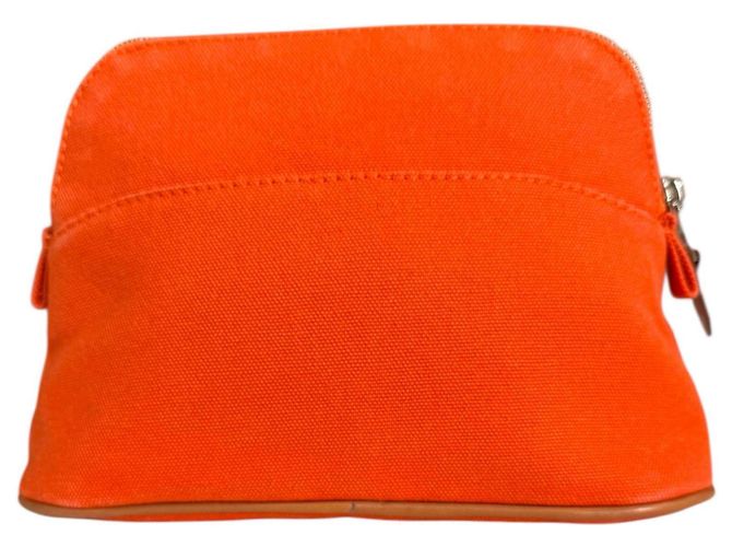 Pochette Cosmetica Mini Bolide Hermès Rosso Arancione - vista 2