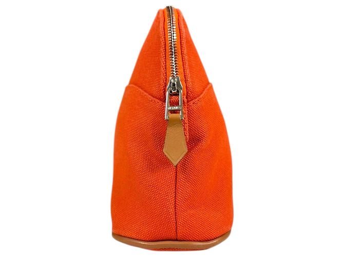 Pochette Cosmetica Mini Bolide Hermès Rosso Arancione - vista 3