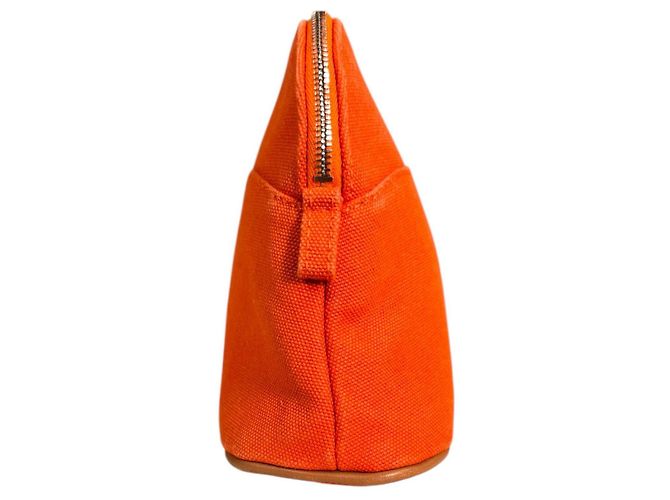 Pochette Cosmetica Mini Bolide Hermès Rosso Arancione - vista 4
