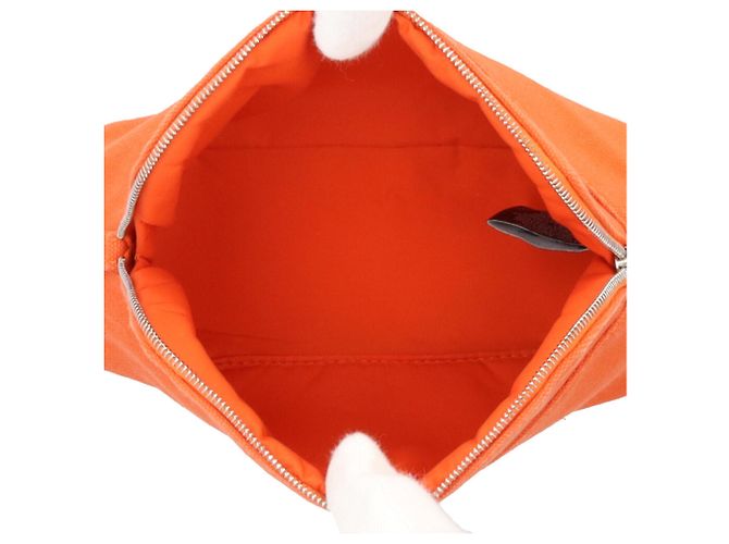 Pochette Cosmetica Mini Bolide Hermès Rosso Arancione - vista 7