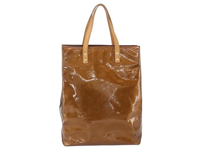 Borsa Reade Monogram Vernis MM Louis Vuitton Marrone - vista 2