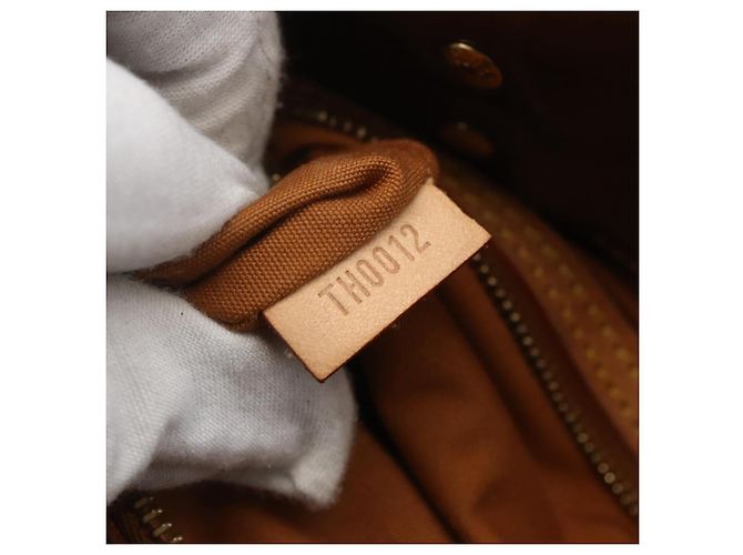 Borsa Reade Monogram Vernis MM Louis Vuitton Marrone - vista 7