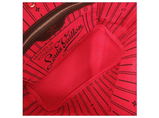 Borsa tote Louis Vuitton Neverfull PM Damier Cerise Fuschia Damier ebene - vista 5