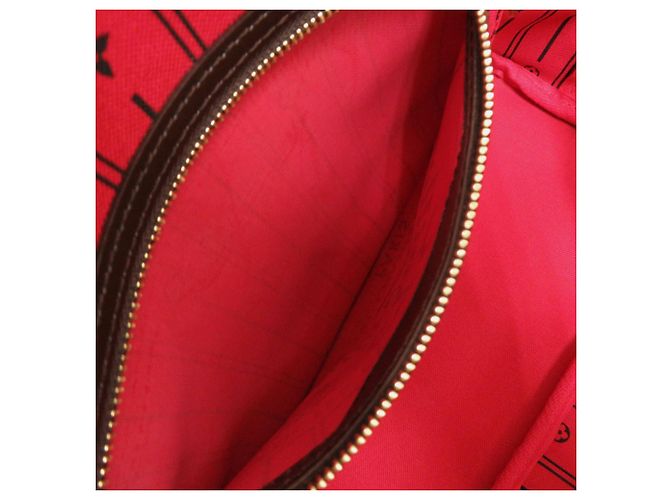 Borsa tote Louis Vuitton Neverfull PM Damier Cerise Fuschia Damier ebene - vista 6