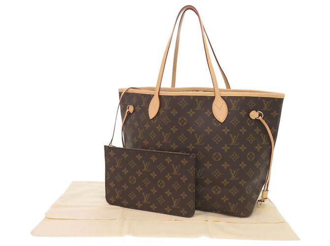 Borsa tote Louis Vuitton Neverfull MM Monogram Rose Beige Monogramma - vista 2