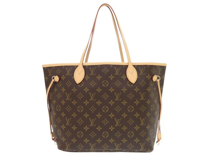 Borsa tote Louis Vuitton Neverfull MM Monogram Rose Beige Monogramma - vista 3
