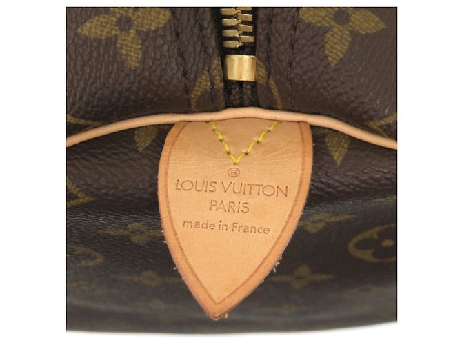 Borsa Boston Keepall 55 Monogram Louis Vuitton Marrone Monogramma - vista 7