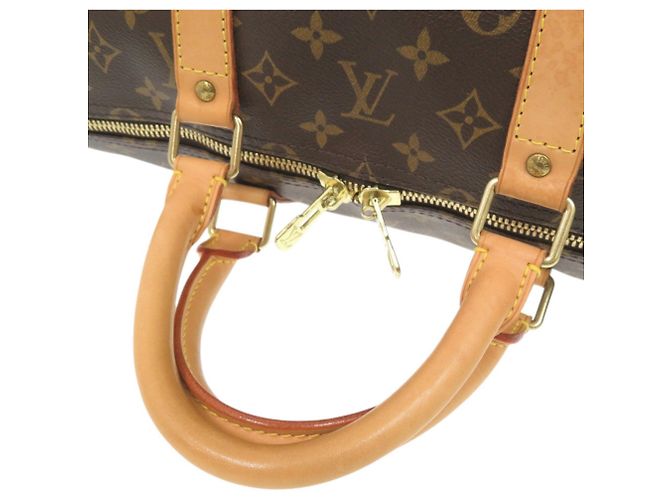 Bolso Boston Keepall 55 Monograma Louis Vuitton Castaño - vista 5